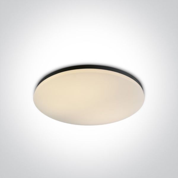 Стельовий світильник One Light 62146/B/W The LED Slim Line Plafo