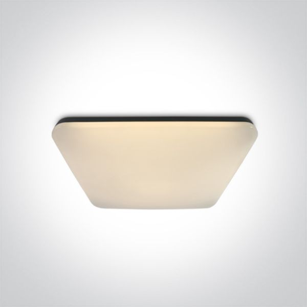 Стельовий світильник One Light 62146A/B/W The LED Slim Line Plafo