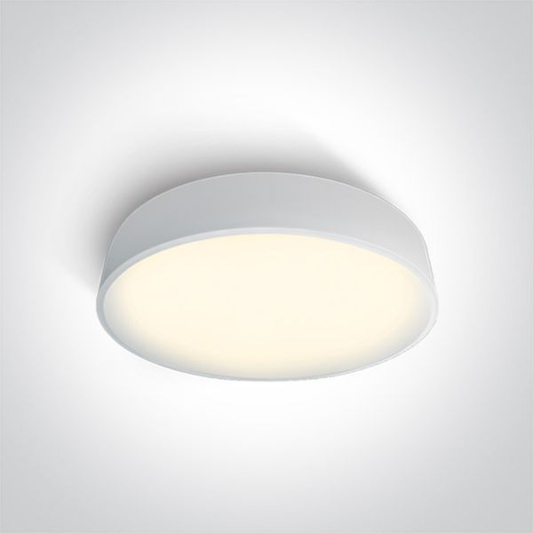 Стельовий світильник One Light 62150D/W/W The LED Project Plafo Metal