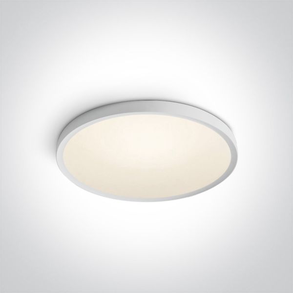 Стельовий світильник One Light 62152/W/W The Super Slim LED Plafo