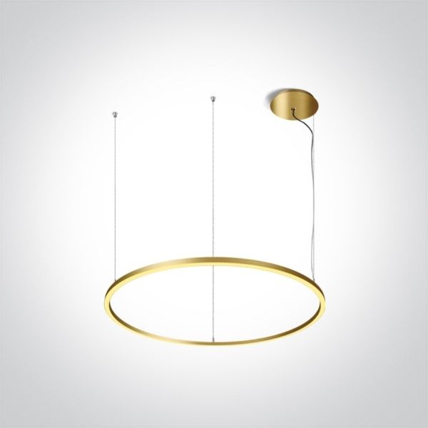 Lampa wisząca One Light 62156C/BBS/W Decorative