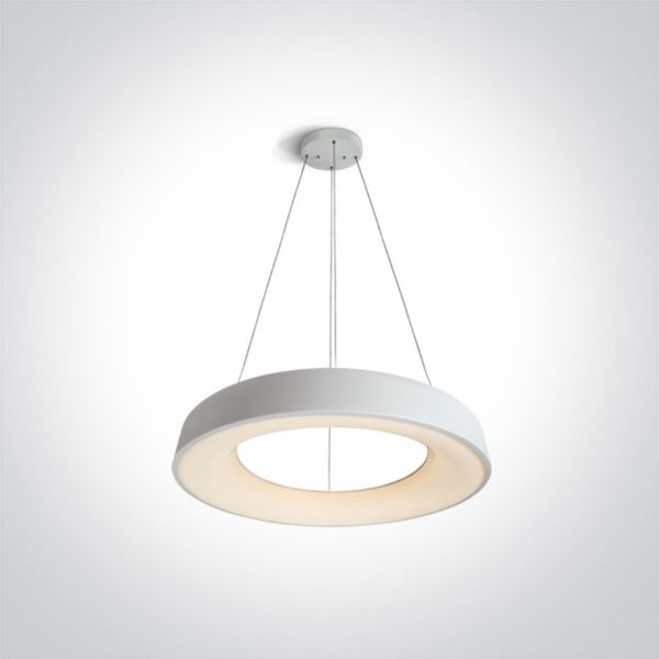 Lampa wisząca One Light 62180NB/W/W LED Pendant Rings