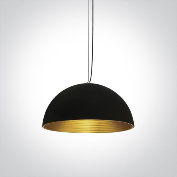 Lampa wisząca One Light 63022/B/BS Bowl Shade Pendant Range