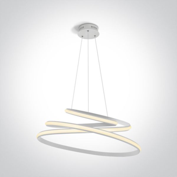 Żyrandol One Light 63046A/W LED Pendant Rings