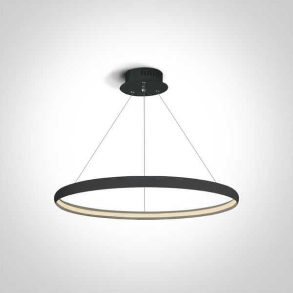 Lampa wisząca One Light 63048/B LED Pendant Rings