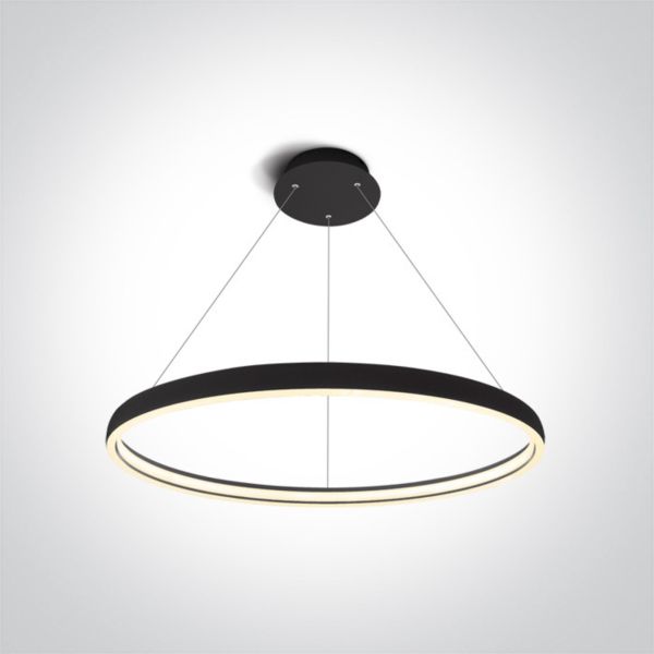Lampa wisząca One Light 63050/B LED Pendant Rings