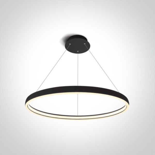 Lampa wisząca One Light 63050/B LED Pendant Rings