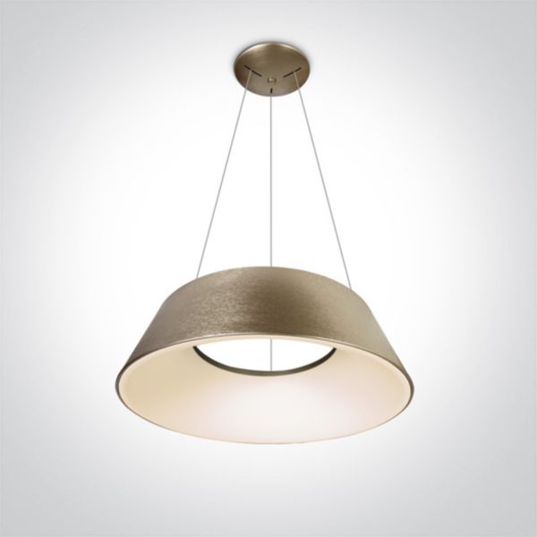 Lampa wisząca One Light 63058/BGL/W Mushroom Pendants