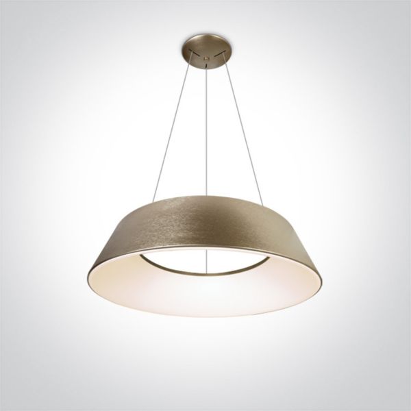 Підвісний світильник One Light 63058A/BGL/W Mushroom Pendants