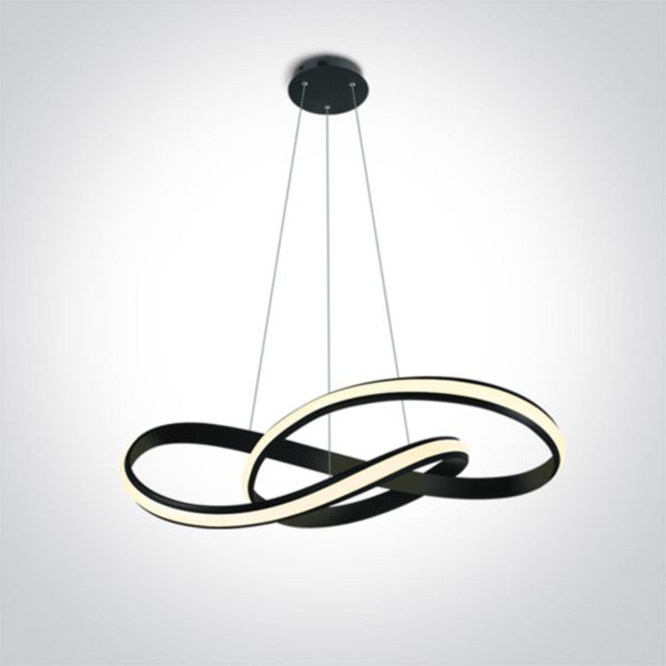 Żyrandol One Light 63066A/B The Swirl Range