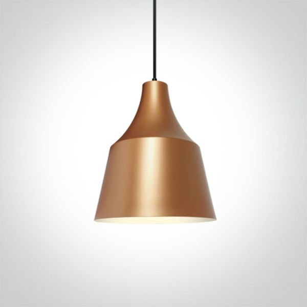 Lampa wisząca One Light 63072/CU Retro Pendants