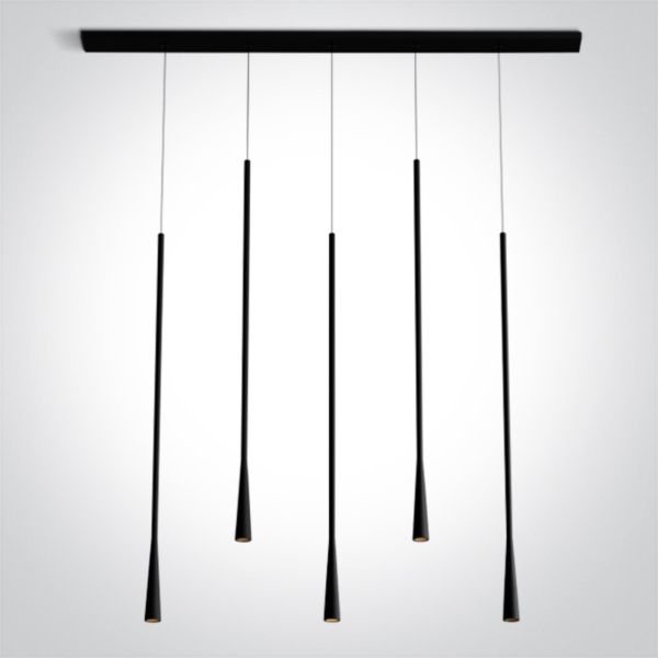 Lampa wisząca One Light 63076E/B/W Decorative