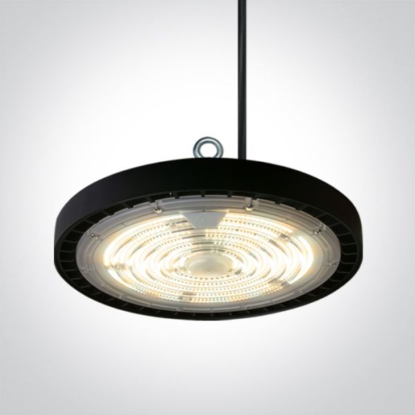 Lampa wisząca One Light 63100NB/V Black 100W CCTV PV BV UFO IP65 230V