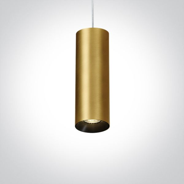 Lampa wisząca One Light 63105M/BBS Cylinder Pendants