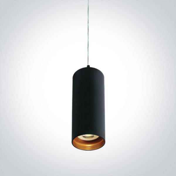 Lampa wisząca One Light 63105N/B Cylinder Pendants