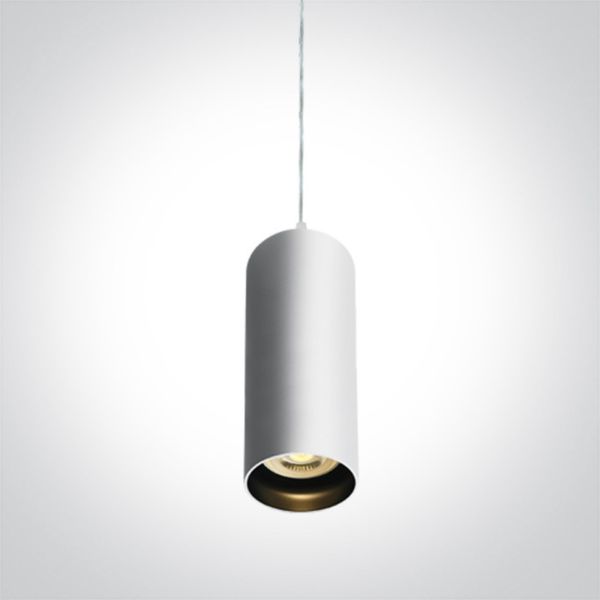 Lampa wisząca One Light 63105N/W Cylinder Pendants