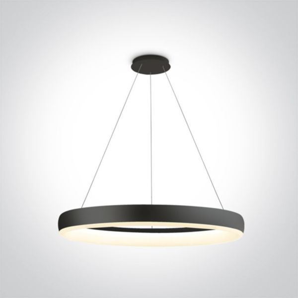 Żyrandol One Light 63114/B/W LED Pendant Rings