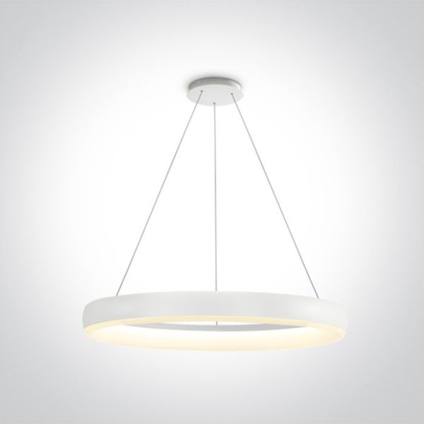 Żyrandol One Light 63114/W/W LED Pendant Rings