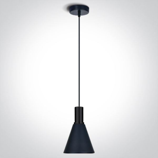 Підвісний світильник One Light 63122/B E27 Round Pendants