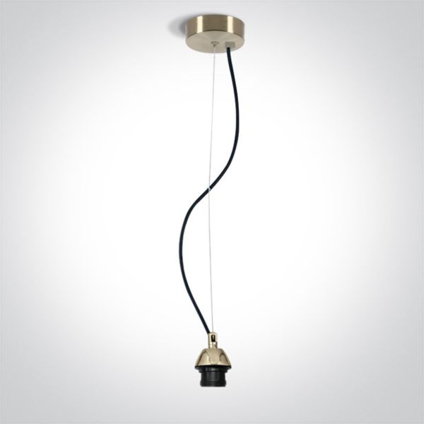 Lampa wisząca One Light 63126A/BBS E27 Pendant Kit