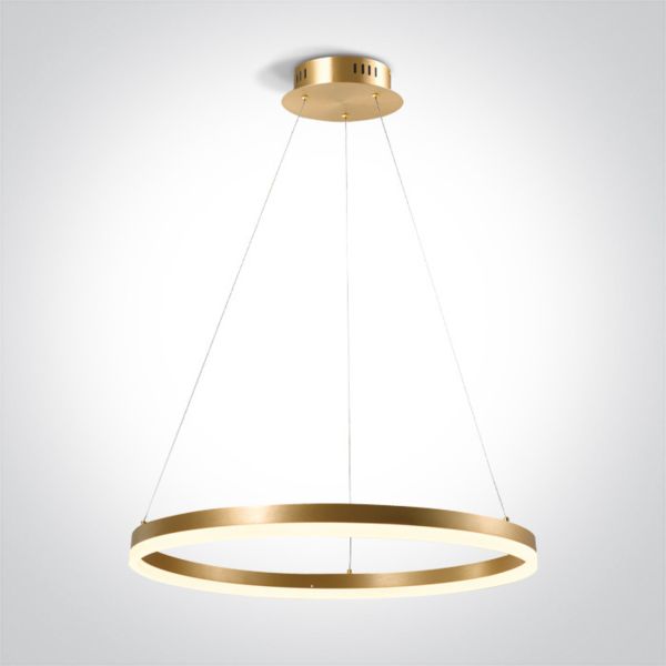 Lampa wisząca One Light 63144A/BS/W Decorative