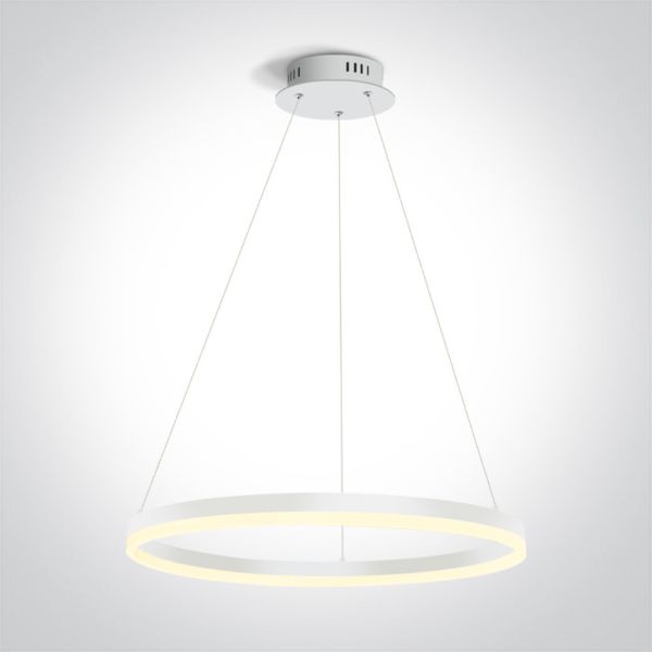 Lampa wisząca One Light 63144A/W/W Decorative