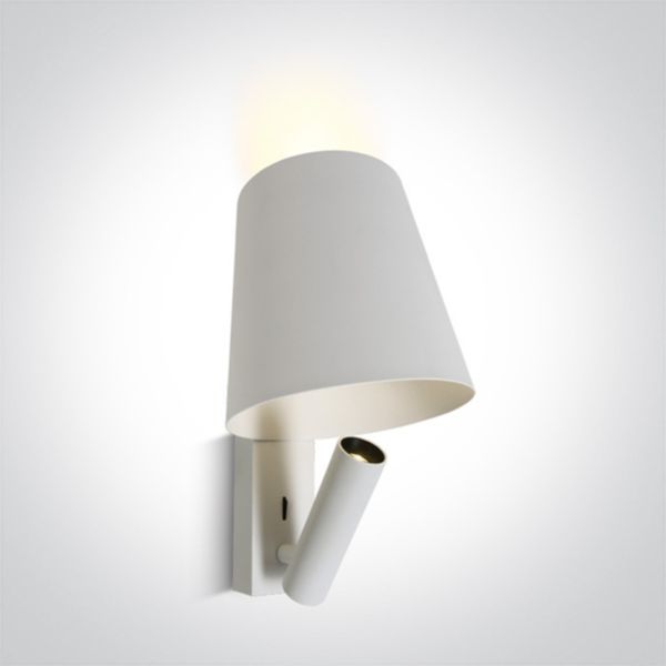 Kinkiet One Light 65142/W/W Reading Spots Aluminium