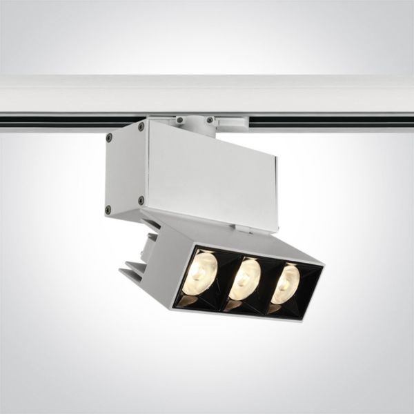 Lampa szynowa One Light 65306BT/W/W Mirror Square Track Spots