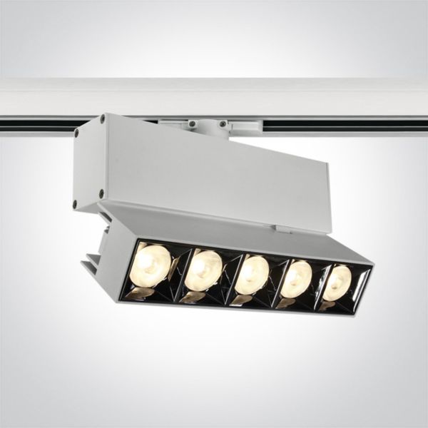 Lampa szynowa One Light 65506BT/W/W Mirror Square Track Spots