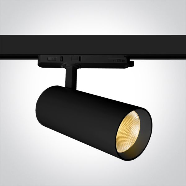 Трековий світильник One Light 65606DT/B/V Black COB 40W PV CCTV Track Spot 230V