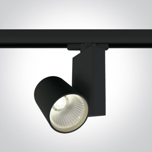 Трековий світильник One Light 65611NT/B/C The COB Track Spot Range Aluminium