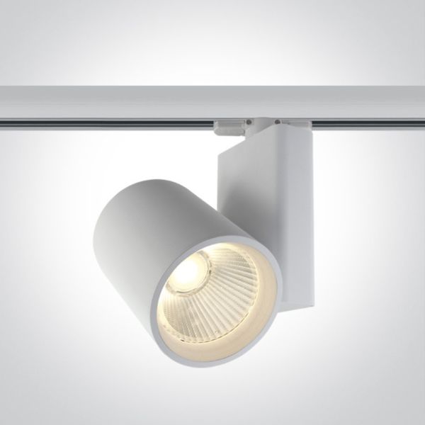 Lampa szynowa One Light 65614NT/W/W The COB Track Spot Range Aluminium