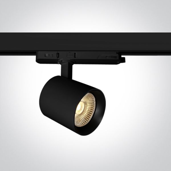 Трековий світильник One Light 65634BT/B/V Black COB 20W PV CCTV Track Spot 230V