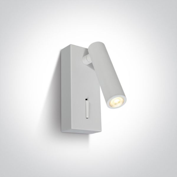 Spot One Light 65746/W/W Reading Spots Aluminium