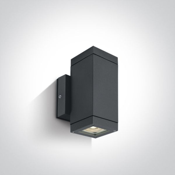 Lampa ścienna One Light 67130A/AN GU10 Outdoor Cubes Die cast