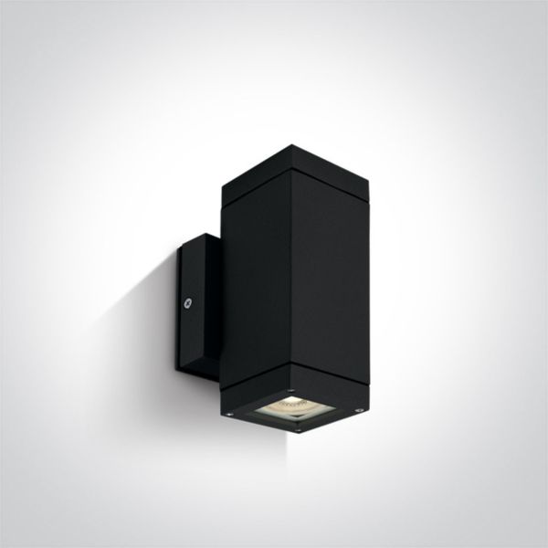 Lampa ścienna One Light 67130A/B GU10 Outdoor Cubes Die cast