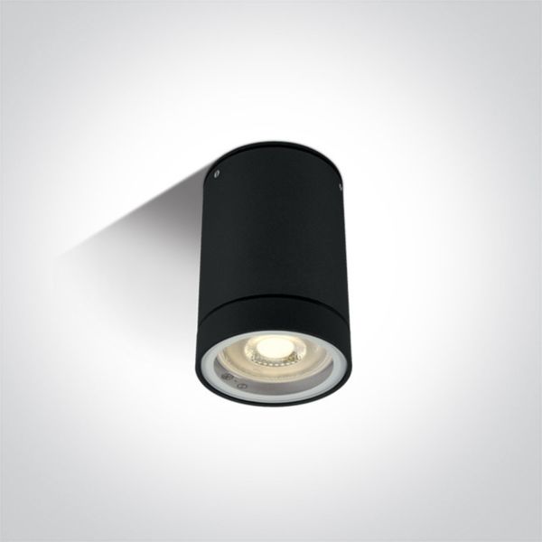 Oprawa punktówa One Light 67130C/B GU10 Outdoor Cylinder Black
