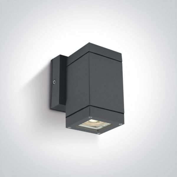 Настінний світильник One Light 67130F/AN GU10 Outdoor Cubes Die cast