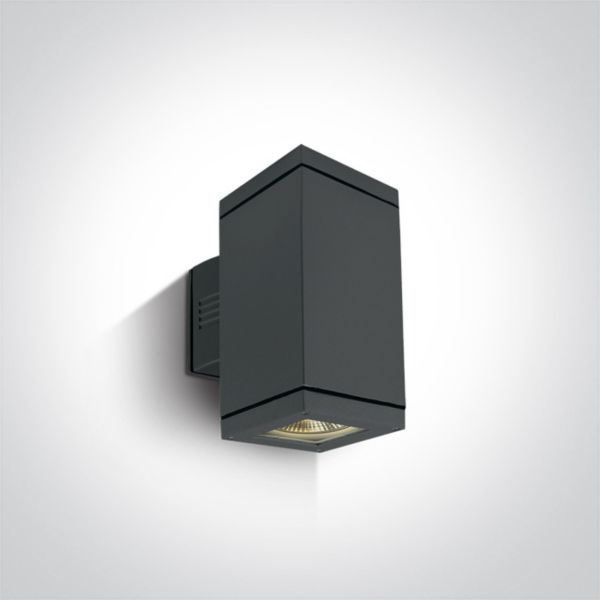 Lampa ścienna One Light 67132A/AN PAR30 Outdoor Cubes Die cast