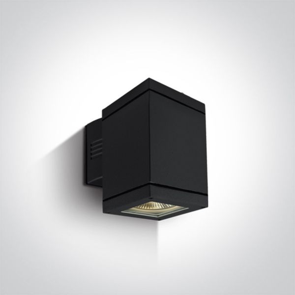 Lampa ścienna One Light 67132F/B PAR30 Outdoor Cubes Die cast