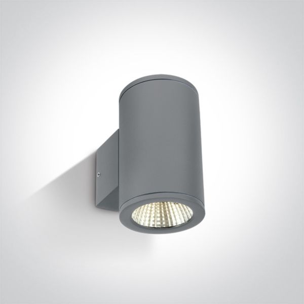 Lampa ścienna One Light 67138/G/W Outdoor Wall Cylinders Up & down beam