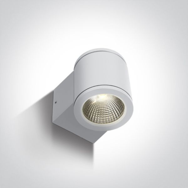 Настінний світильник One Light 67138E/W/W Outdoor Wall Cylinders