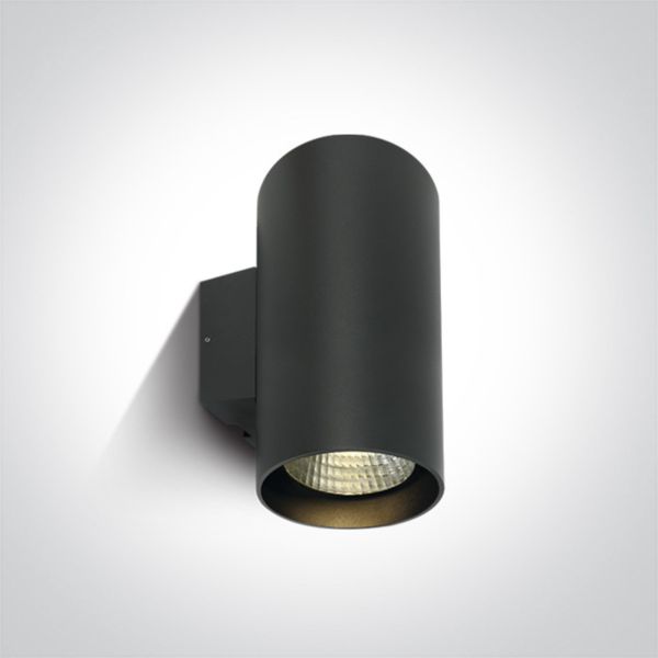 Lampa ścienna One Light 67138L/AN/W Outdoor Wall Cylinders High Power