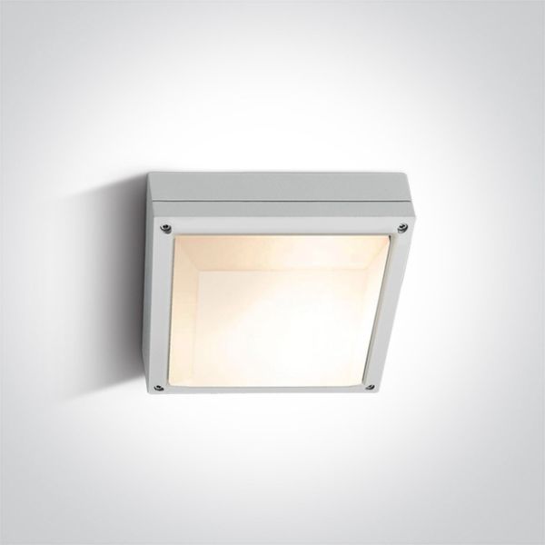 Plafon sufitowy One Light 67208/W The Square E27 Outdoor Plafo Die cast