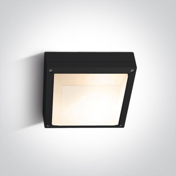 Стельовий світильник One Light 67210/B The Square E27 Outdoor Plafo Die cast