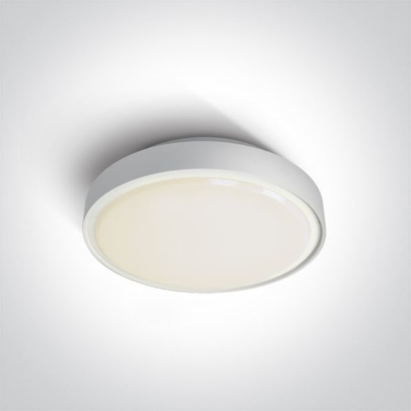 Lampa ścienna One Light 67280AN/W/W The LED Plafo Outdoor Round