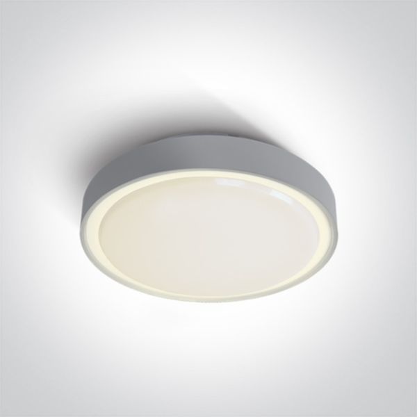 Lampa ścienna One Light 67280BN/G/W The LED Plafo Outdoor Round