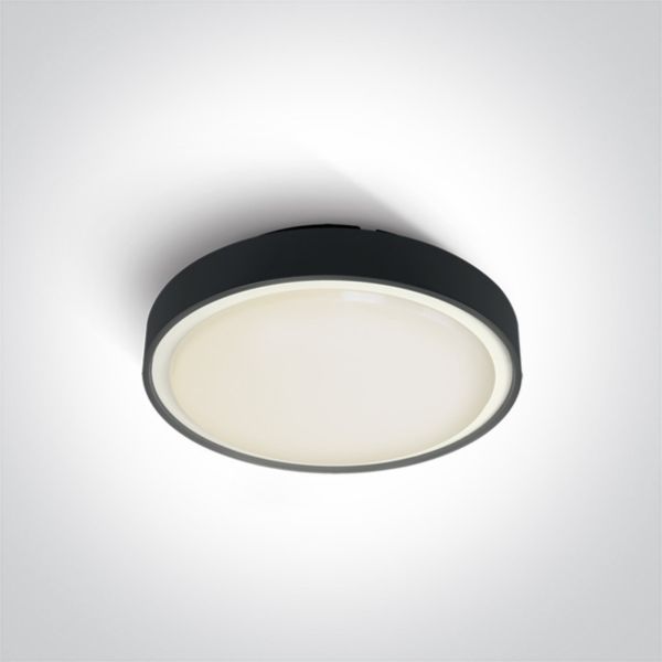 Стельовий світильник One Light 67280E/B The E27 Plafo Outdoor Range Round