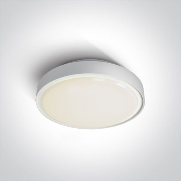 Plafon sufitowy One Light 67280EA/W The E27 Plafo Outdoor Range Round