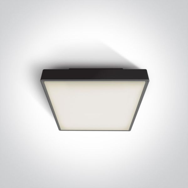 Plafon sufitowy One Light 67282E/B The E27 Plafo Outdoor Range Square